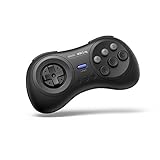 8Bitdo M30 2.4G Wireless Gamepad for the Original Sega Genesis and Sega Mega Drive - Sega Genesis,Black