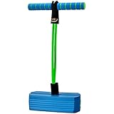Joyin Toy Foam Pogo Jumper in Easy to Carry Zippered Bag- Safe and Fun Pogo Stick for All, 250 Pound Capacity (blue)