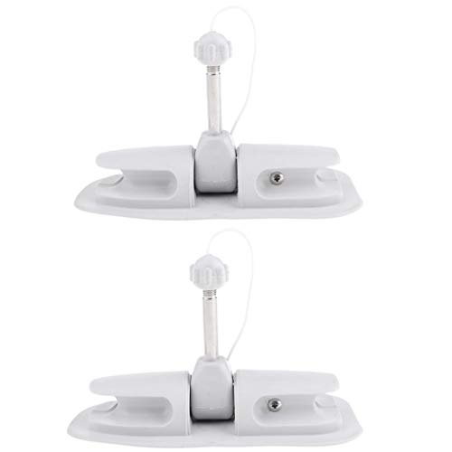 2Pcs Gray Inflatable Boat Oar Lock Patch Mount Kayak Canoe Raft Watercraft Parts Replacement Accessories