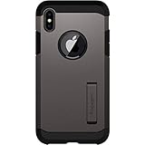 Spigen Tough Armor Designed for Apple iPhone Xs Case (2018) / Designed for Apple iPhone X Case (2017) - Gunmetal