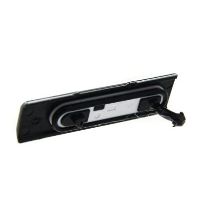 TLQ Black USB Charging Dock Connector Port Cover For Sony Xperia Z1s T-Mobile C6916