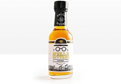 Hella All Natural Ginger Bitters, 35 Servings, 1.7 oz Bottle