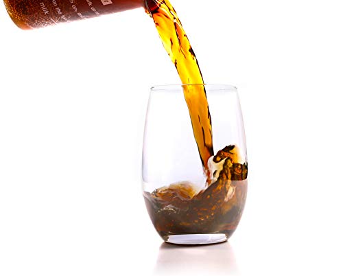 MIUSITE Essential Wine Water Drinking Highball Glasses Set of 4-500ml（17.6oz） - Thumbnail 3
