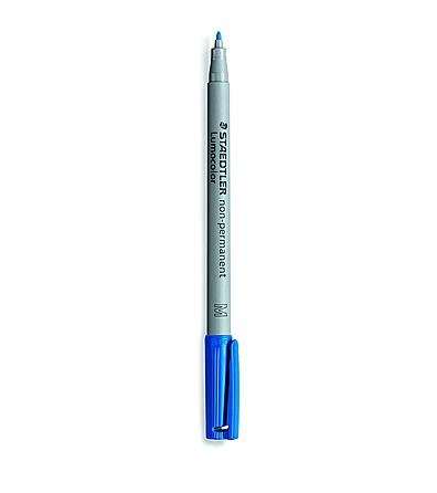 Staedtler Lumocolor Non-Permanent Overhead Projection Markers blue medium 1.0 mm each [PACK OF 10 ]