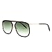 Victoria Beckham Lever Navigator Aviator Sunglasses VBS35 C4 Dark Turtle / Green