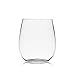 Berevino Plastic Wine Glasses/Stemless Wine Cup 12 ounce | Set of 48 Clear Plastic Unbreakable Wine Glasses Disposable Shatterproof