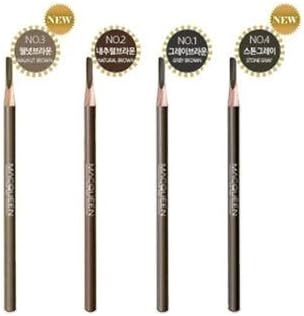 MACQUEEN NEW YORK #04 Stone Grey My Strong Eye Brow Pencil 3.3g.