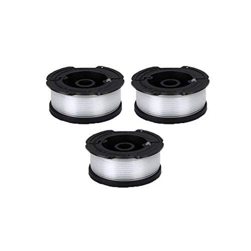 Charlux Line String Trimmer Replacement Spool Compatible with Black and Decker AF-100 30ft 0.065" Autofeed Weed Eater Spools - 3 Pack