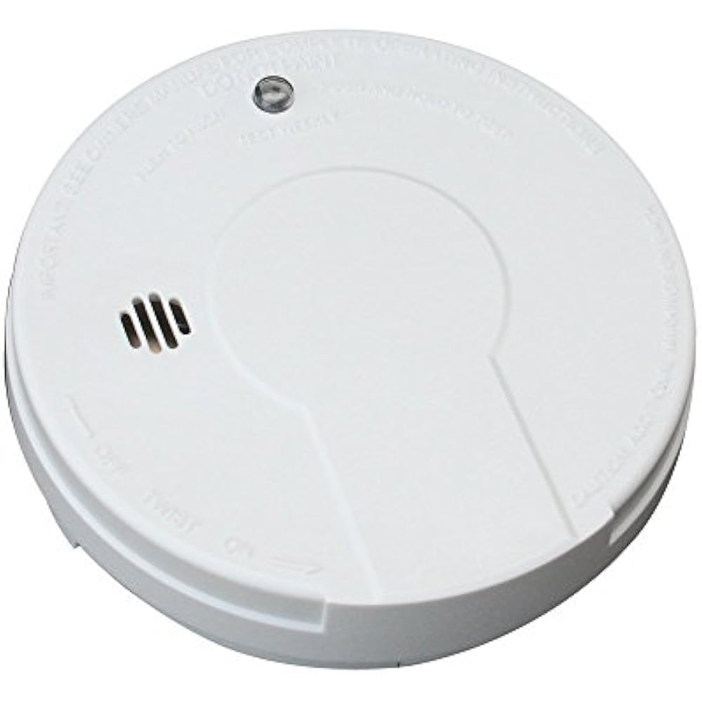 Smoke Detectors & Fire Alarms I9050 Battery Operated Alarm, White (3