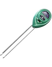 Amado Soil pH Meter, 3 in 1 Soil Tester Kit for Home and Commercial Use, Sunlight and Moisture Meter, No Batteries or Calibration