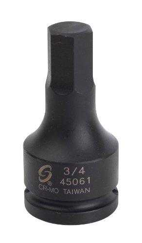 Sunex 45061 3/4-Inch Drive 3/4-Inch Hex Driver