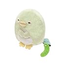 San-x Sumikko Gurashi Plush 2'' Penguin? w/ Mini Cucumber
