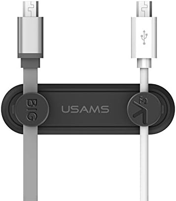 Cable Clips Holder, Magnetic Cord Organizer Multipurpose Management System for Power Wires,Charging Cables,USB Cords,Audio Cables,Headphones Wires（Dark Gray）
