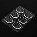 18Pieces Eison Drum Damper Gel Pads Silicone Drum Dampeners Drum Silencers for Drums Tone Control- Clear