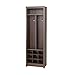 Prepac Space-Saving Entryway Organizer with Shoe Storage, Espresso