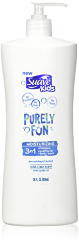 Suave Kids 3 In 1 Shampoo + Conditioner+ Body Wash Purely Fun, 28 Ounce