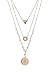 Rose Gold Rose Quartz Essential Oil Diffuser Necklace, Multi-Layer Chain 6mm Bead; Rose Gold 25mm Locket; 9 Colored Diffuser Pads, Velvet Bag (Rose Gold and Rose Quartz)