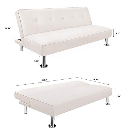 GUNJI Futon Sofa Bed Modern Collection Convertible Sofa Futon Couch Bed