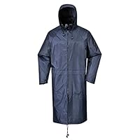 Portwest S438NARXXXL Classic Rain Coat, Fabric, 3X-Large, Navy