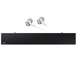 Samsung HW-N300 2-Channel TV Mate Soundbar, Bluetooth Wireless, Built-in USB Port, Surround Sound Expansion, Booming Bass with a Built-in Woofer, Audio Remote App/Free ALPHASONIK Earbuds