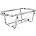 Giantex 2 Packs Chafing Dish 9 Quart Chafter Dishes Stainless Steel Chafing Dishes Rectangular Chafer Dish Set with Full Size Chafing Food Pan