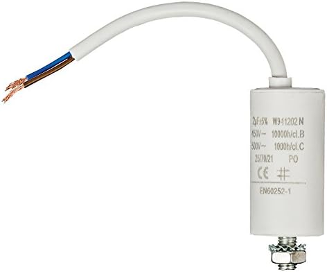 Fixapart NEDIS Capacitor 2.0 µF / 450 V, Motor Pump Start Run, with Inline Tail Cable, Equipped with cable, 2,0 uF