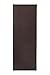 Ritz Accent Door Rug Runner with Non-Slip Latex Backing, 20-Inch by 60-Inch Kitchen & Bathroom Runner Rug, Chocolate Brown