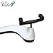 VALE Adjustable Violin Shoulder Rest with Free Violin Mute - White
