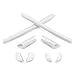Revant MaxGrip Temple Sleeve/Nose Pad Kit for Oakley Half Jacket - White