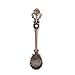BIUBIU Flowers Coffee Spoon, Dark Bronze