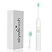 Aiyabrush Electric Toothbrush Sonic Rechargeable Toothbrush with 5 Brushing Modes 2 Replacement Heads 6 Hours Charge Minimum 100 Days Use (white)
