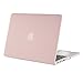 MOSISO Compatible with MacBook Pro 13 inch Case 2015 2014 2013 end 2012 Older Version (Models: A1502 & A1425) with Retina Display, Protective Plastic Hard Shell Case Cover, Rose Quartz