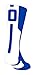 TCK Player Id Royal/White Number Crew Sock (#0 - Single Sock, Medium)
