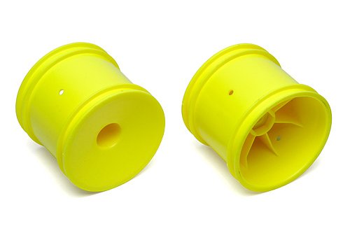 Team Associated 7853 Truck Hex Wheel, Yellow