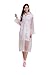 ColorDrip Fashion Translucent Raincoat Rain Jacket Rainwear for Woman Lady Girl - Made of Eco-Friendly EVA Material