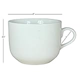 Marck Diner Coffee white Mugs - Set Of 6