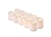 Brightpik Premium Flameless Candles - Set of 10 LED Battery Operated Votive Tea Lights - White