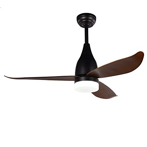 Luxurefan Simple Modern Ceiling Fan With Low Profile Led Light 3