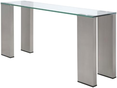 PureModern Home Porter Stainless Steel Console