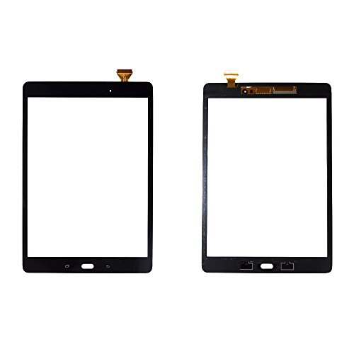 Black Touch Screen Digitizer Glass for Samsung Galaxy Tab A9.7 SM-T550 T550 T551 T555 (Not Include LCD) with Adhesive and Tools