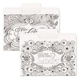 FOLDER,COLORING,24/PK,WH
