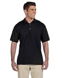 Gildan 2800 Ultra Cotton Jersey Polo, Black, Medium