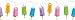 Amscan Ice Popsicle Patio String Lights, 6-Feet