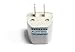 Universal Power Plug Travel Converting Adapter Converting from EU/UK/CN/AU to USA (4 Pack)