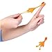 1 Dozen-Rubber Sling Shot Chickens-5 Inches Long