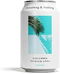 Something & Nothing Cucumber Premium Soda, 12 Fz