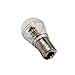 Anyray BA15S Bayonet Base Single Contact 16 SMD 3528 LED Light Bulb 12V S8 93B2 1156 1141 Warm White Color