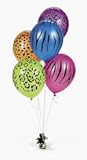 Neon Animal Print Balloons (50pcs)