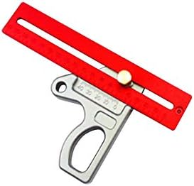 Woodworking Ruler,45° Ruler Woodworking Ruler Height Ruler Woodworking Scribe Gauge Measuring Tool
