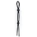 Beauty Molly Black Adjustable Penis Tie Adult Toys Erection Enhancin Cock Ring Sex Toys(2 Adjuster)